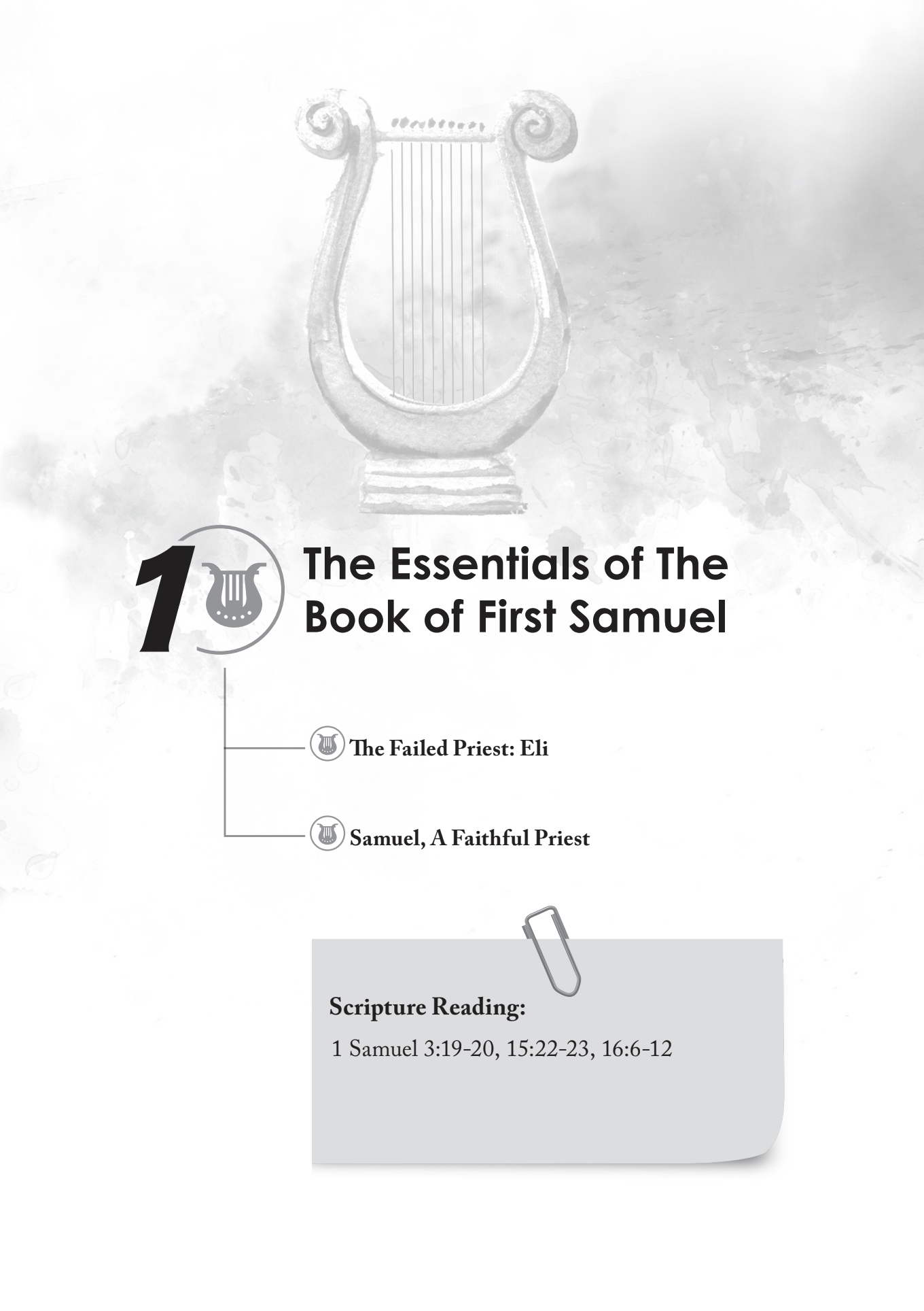 The Book of 1 Samuel English Version Discipleship Bible Study Series
