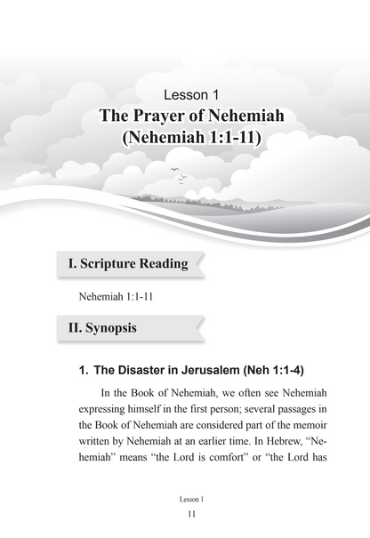 The Book of Nehemiah English Version Discipleship Bible Study Series